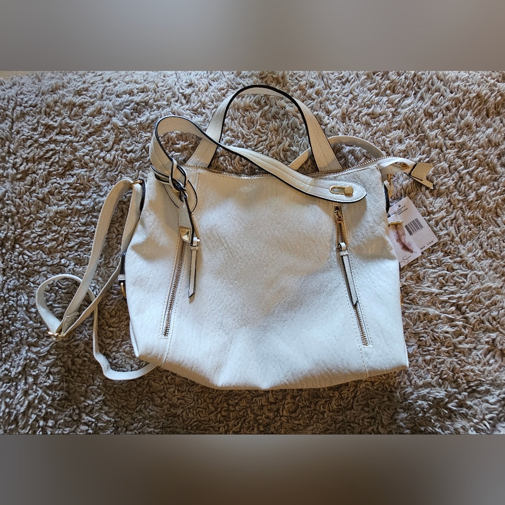 🆕️Jessica Simpson White Roxanne Satchel nwt